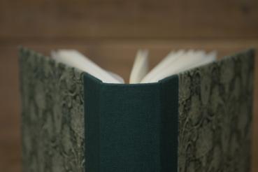 Klassisches Fotoalbum, "Leni", grünes Fotoalbum